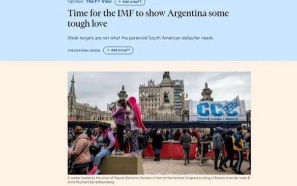 “Argentina necesita un poco de amor duro”