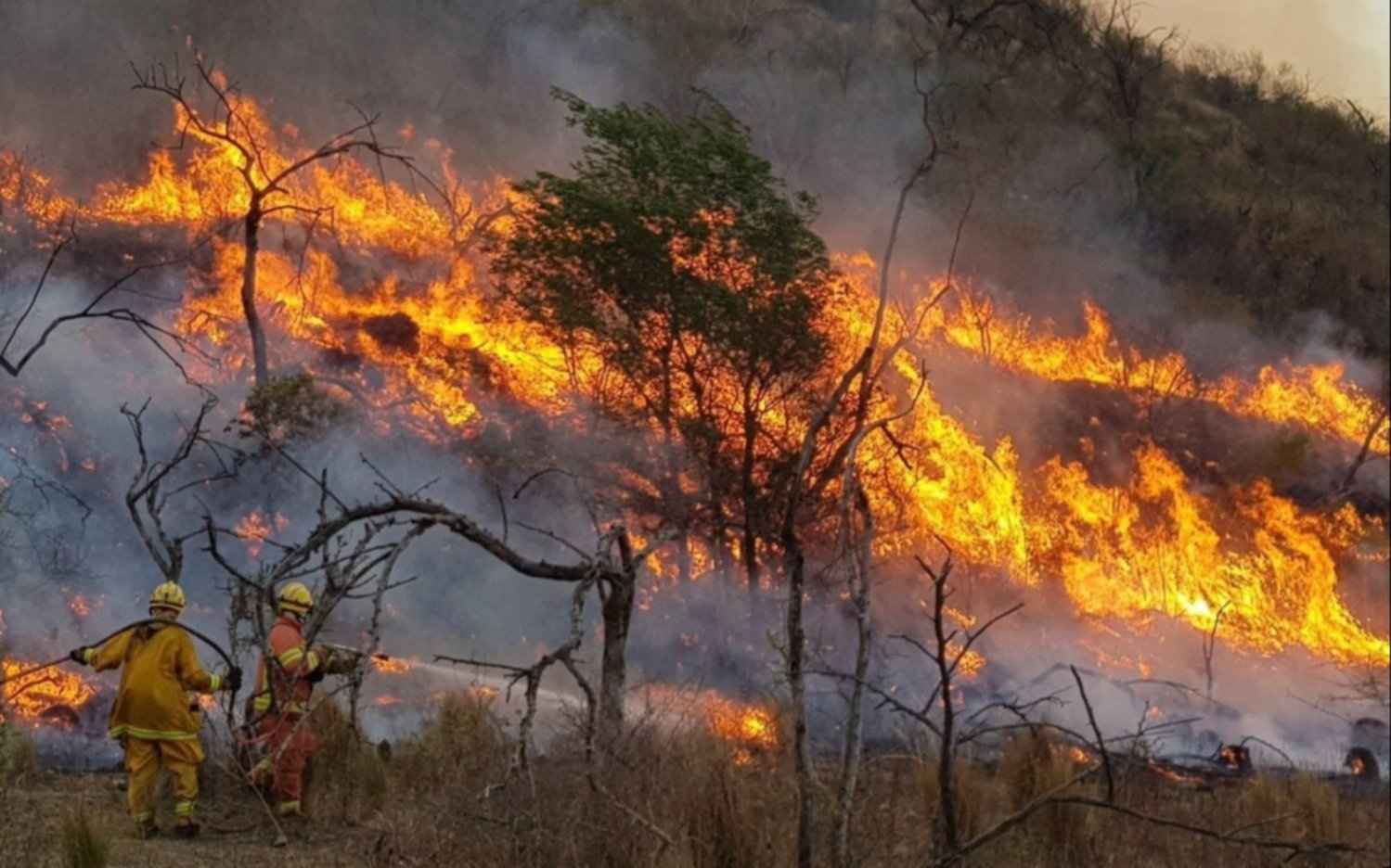 Tres detenidos por los incendios en Córdoba