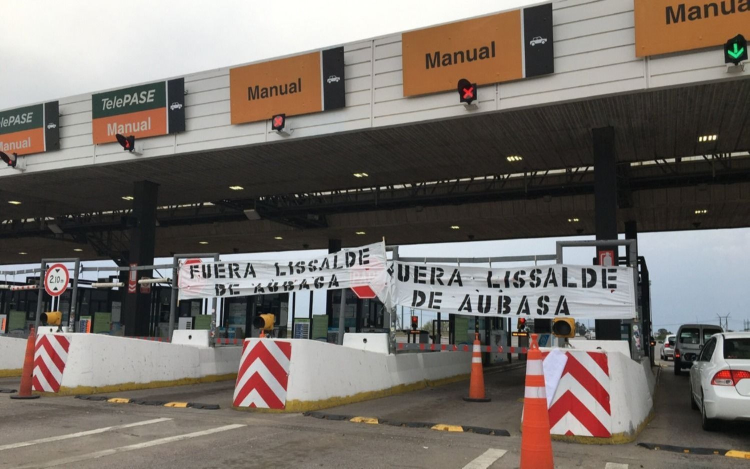 Sigue la medida de fuerza en los peajes de Aubasa