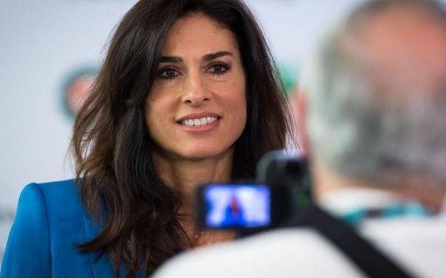 Sabatini y Rafa Nadal juntos en una exhibición