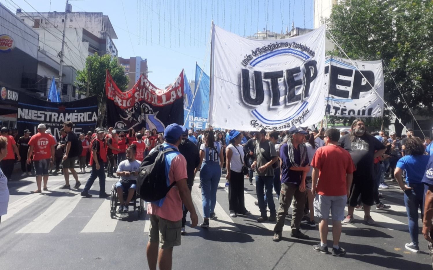 Los piqueteros levantaron el acampe