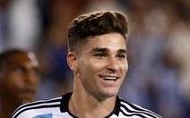 Julián Álvarez fue suplente en el City