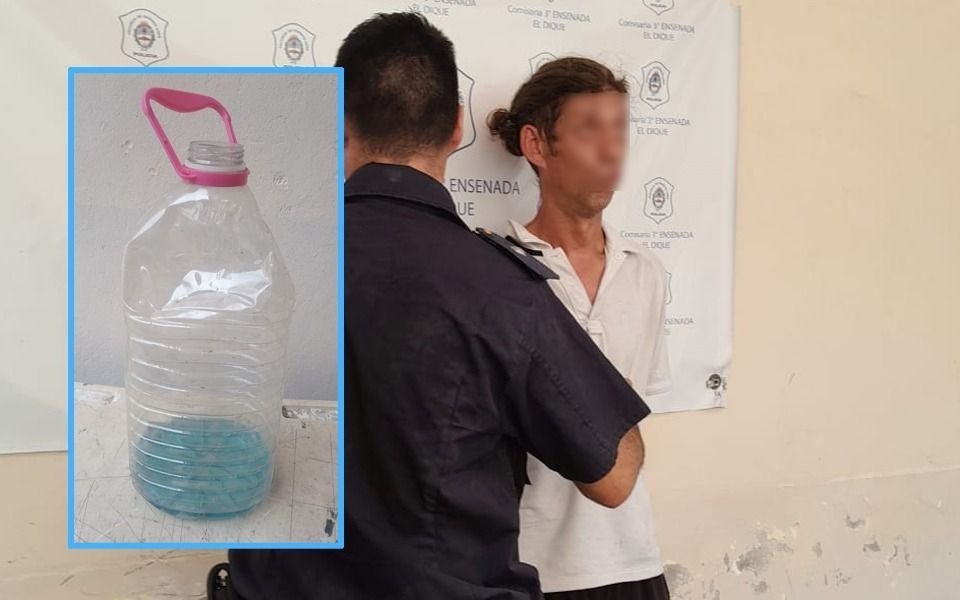El Dique: fue arrestado luego de rociar con nafta una casa y una camioneta