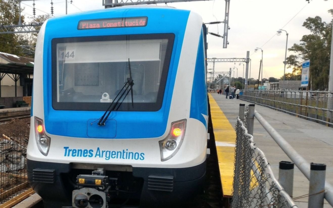 Por obras, mañana no llegará el tren a La Plata