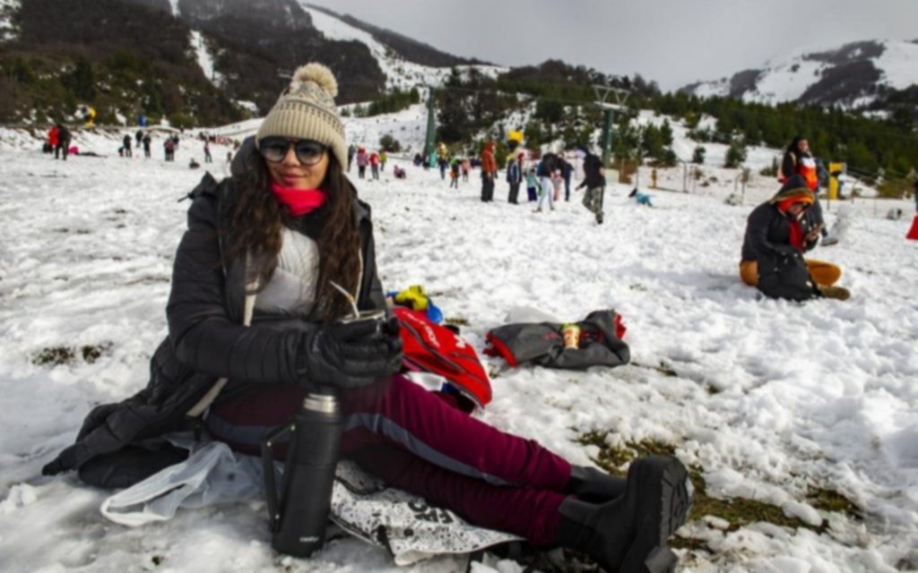 Nevó en Bariloche y el Catedral fue una fiesta