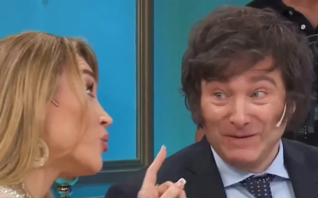 Milei hizo una pausa y visitó a su novia Fátima