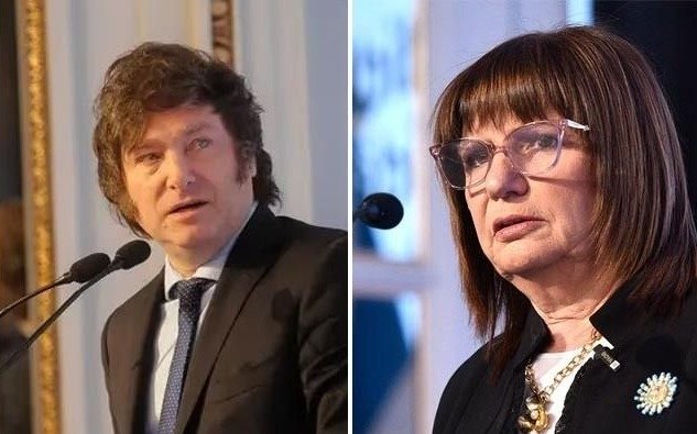 Fuertes críticas de Bullrich y Milei contra las medidas de Massa