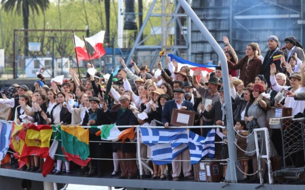 El próximo domingo se recreará el Desembarco de los Inmigrantes