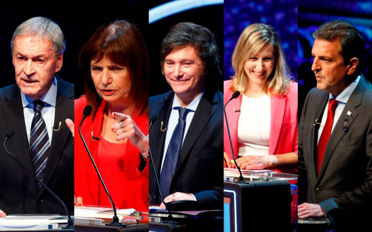 Un debate presidencial 2023 más caliente: fuertes cruces entre Patricia Bullrich, Javier Milei y Sergio Massa