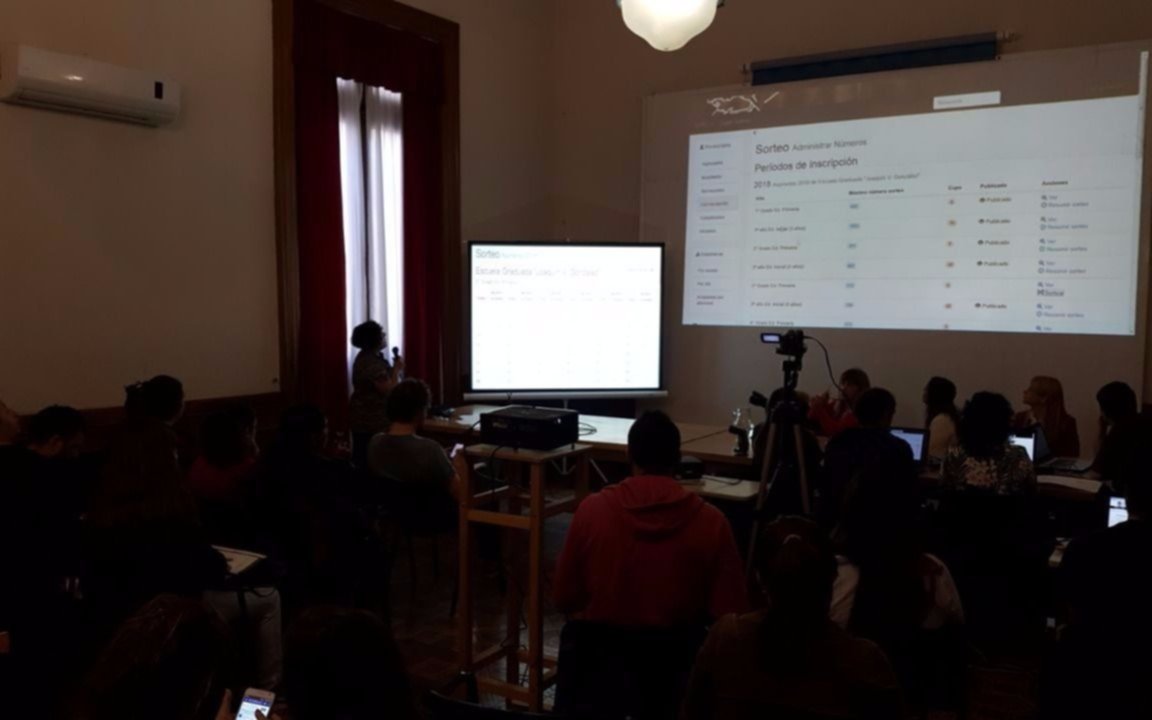 Todo listo para el sorteo a los colegios de la UNLP
