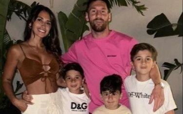 Messi recibió el nuevo año en familia y su posteó fue furor en Instagram