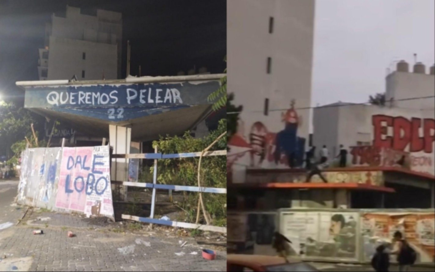 No es inofensiva la batalla de pintadas en la Ciudad entre hinchas de fútbol