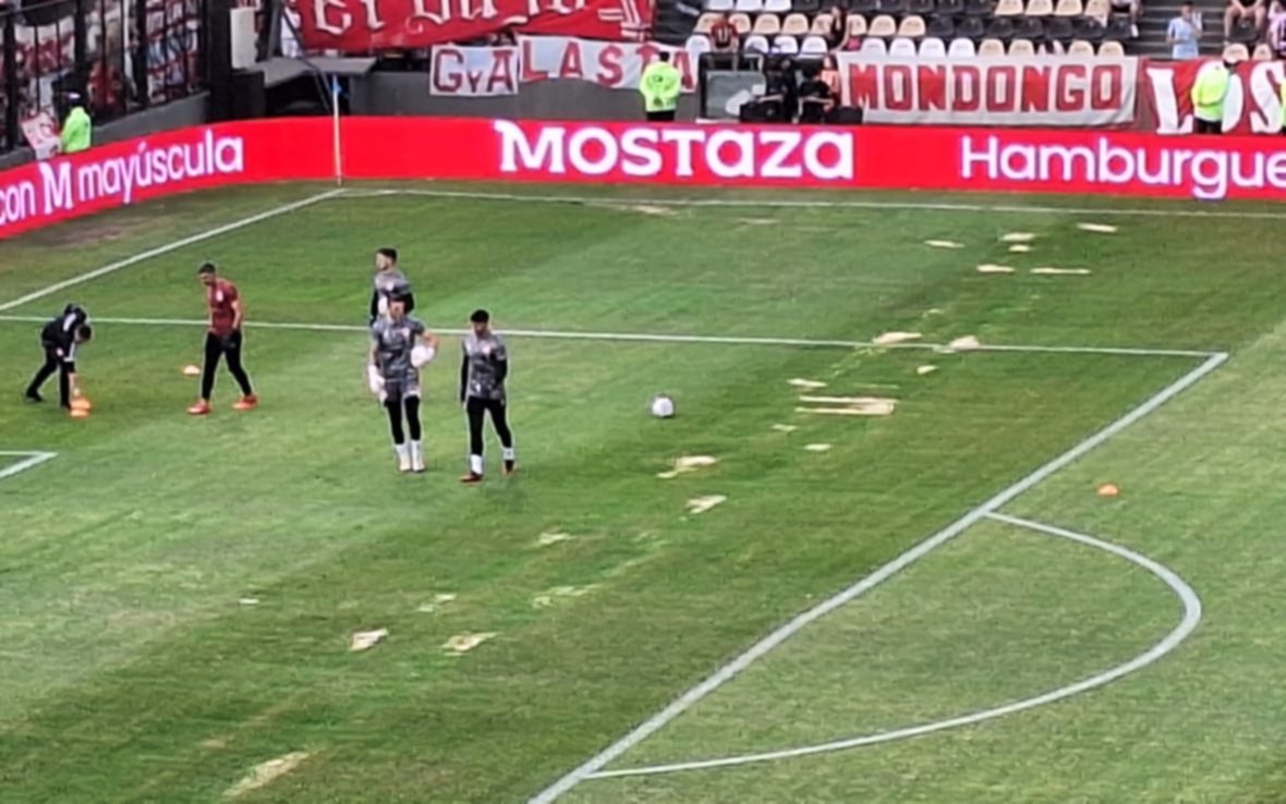 Llena de arena: una de las áreas, en pésimo estado
