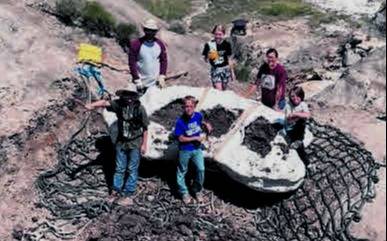 Esto es medio raro... unos chicos, fans de los dinosaurios, justo lograron un hallazgo increíble