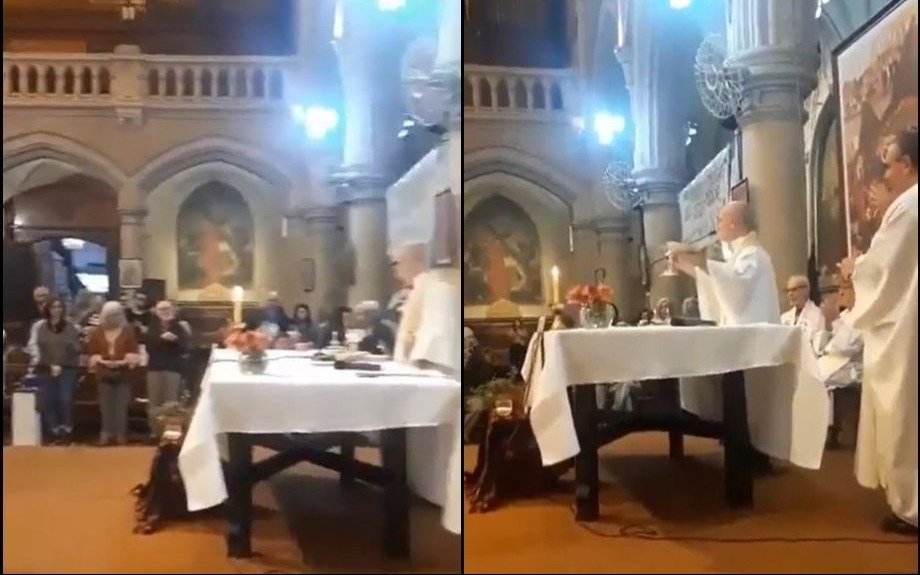 Misa en La Matanza, que alimenta la polémica y la tensión