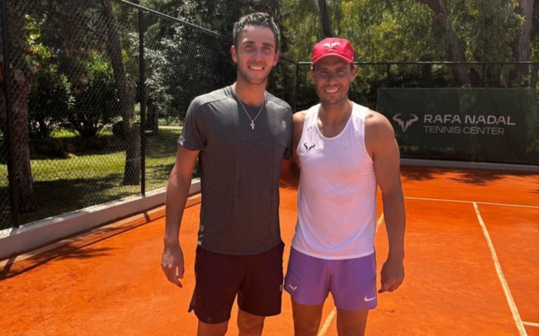 Etcheverry entrena con Nadal, de cara a los Juegos Olímpicos