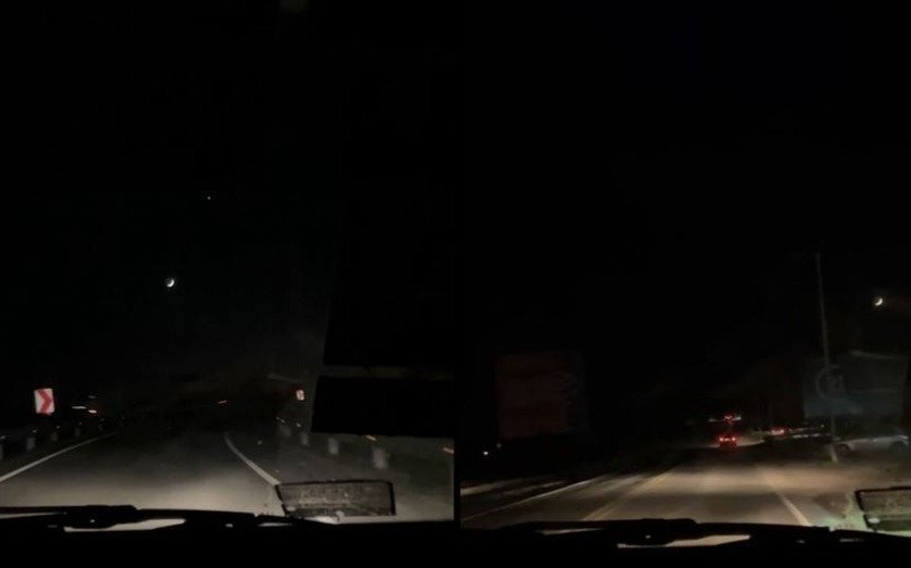 Más de 10 kilómetros a oscuras en la Autopista