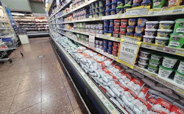 Por los lácteos, subieron 1,5% los alimentos en lo que va del mes