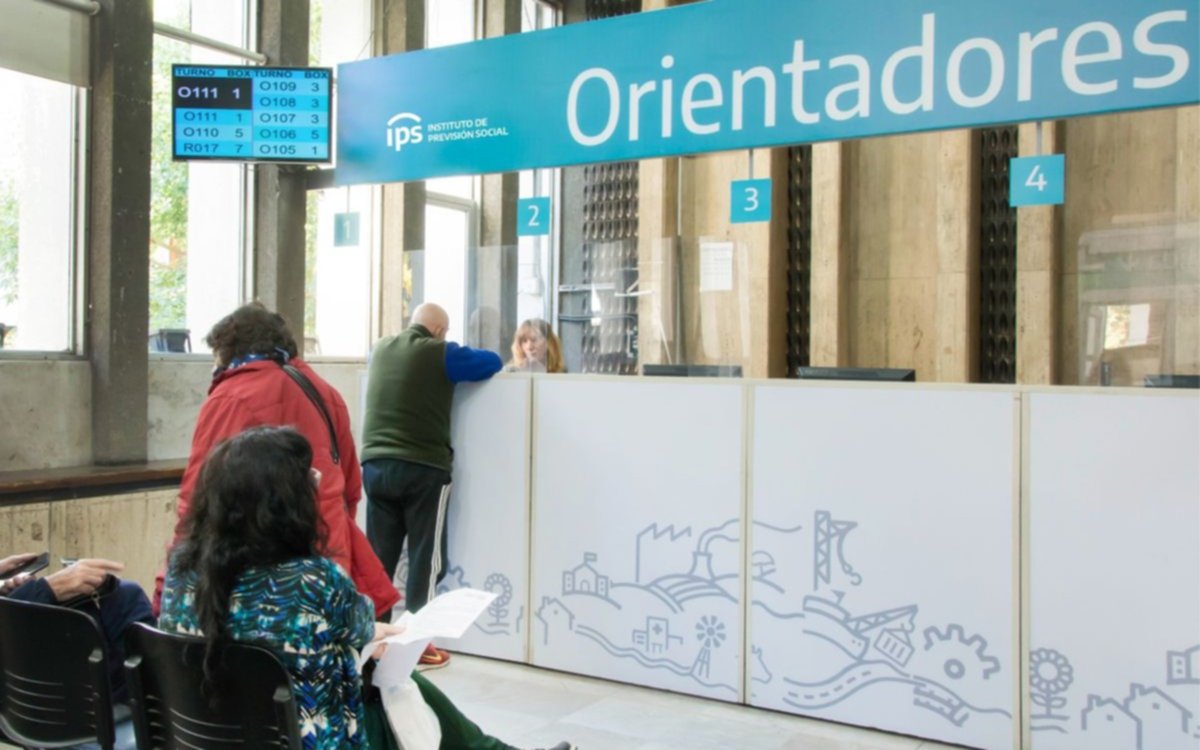 El próximo viernes empieza el pago del IPS a jubilados y pensionados