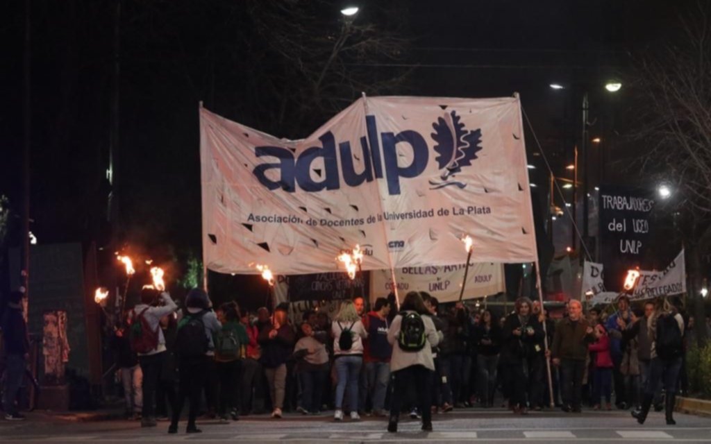Paro de los docentes universitarios