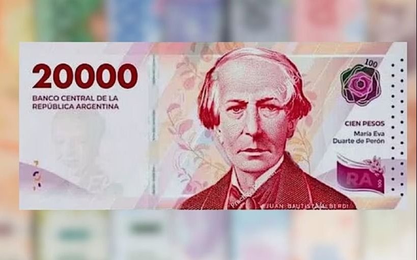 Por qué se retrasó la salida del billete de $20.000 que imprimen en China