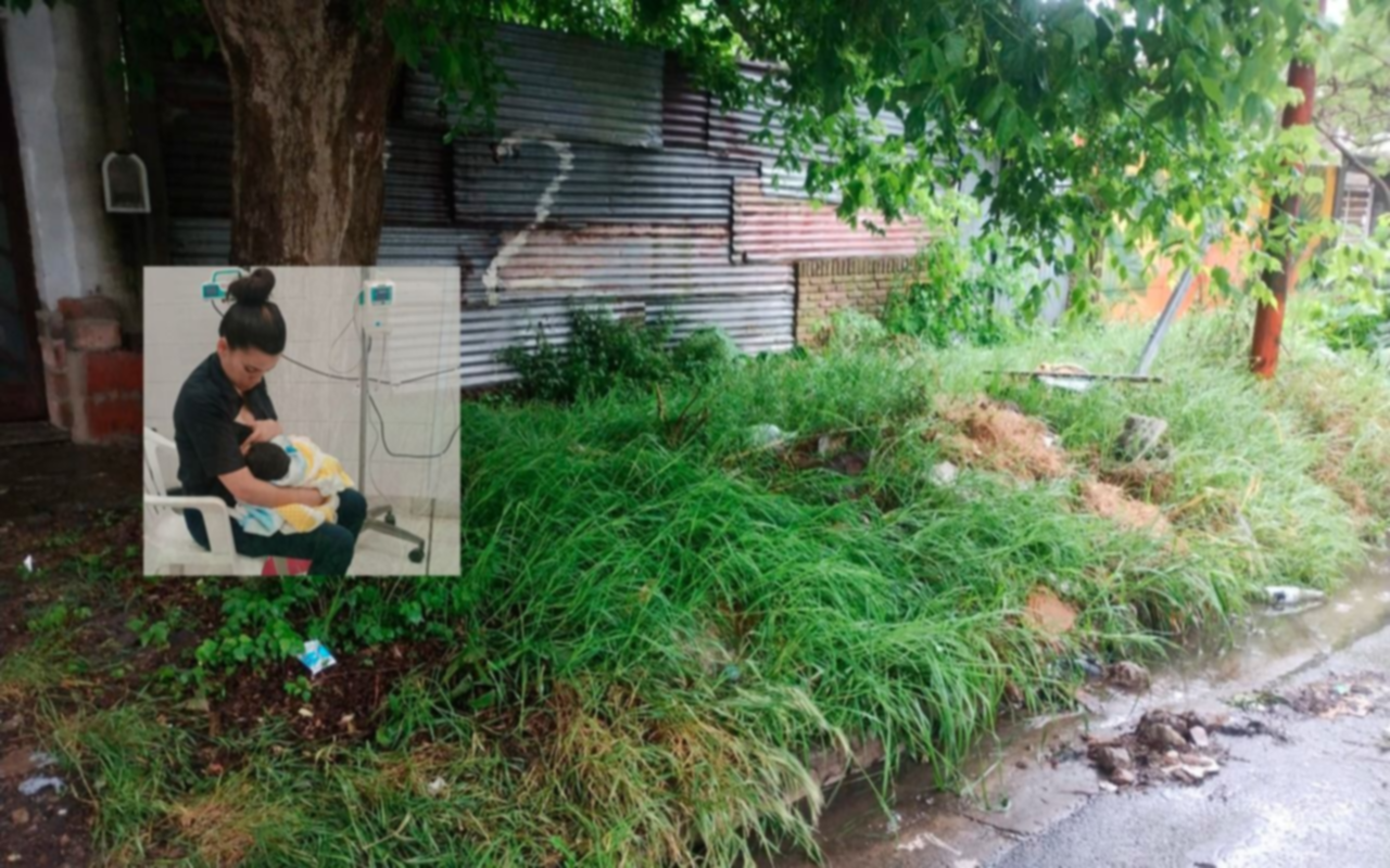 Qué se sabe del bebé abandonado en un terreno baldío de Los Hornos
