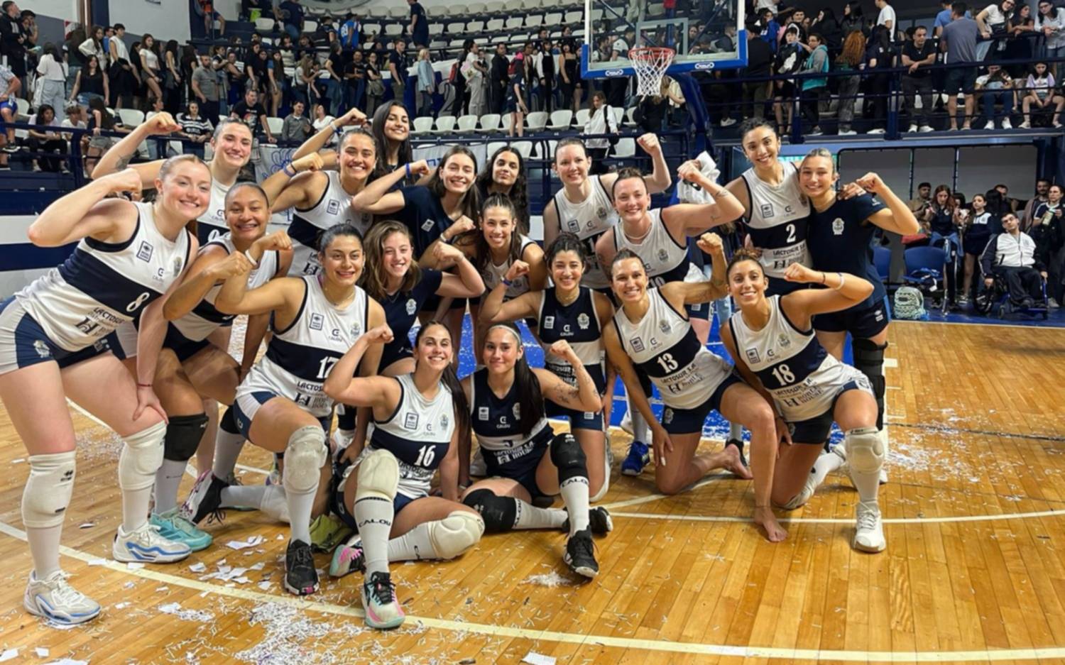 Gimnasia, finalista del Metropolitano de vóley