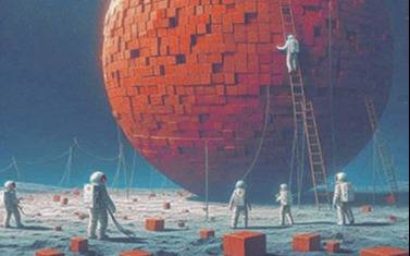 China manda ladrillos al espacio para construir una base en la Luna