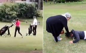 La golfista acusada de golpear a una platense fue trasladada a Madariaga