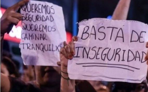 Arrinconados por el delito, exigieron seguridad