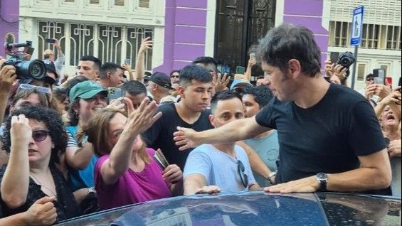 Kicillof en la marcha