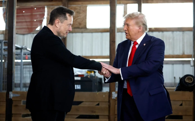 Trump niega escándalo en su gabinete con Elon Musk