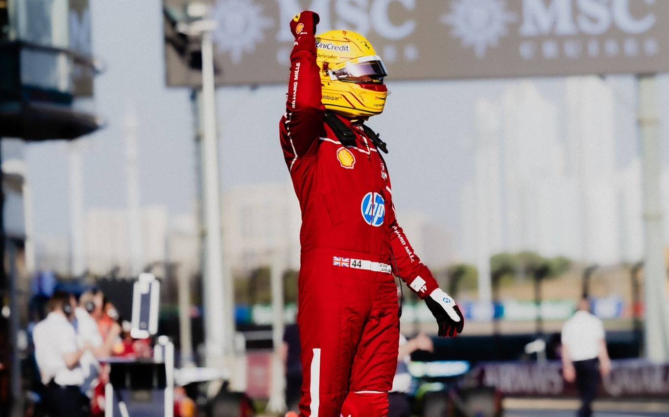 Hamilton larga adelante de todos
