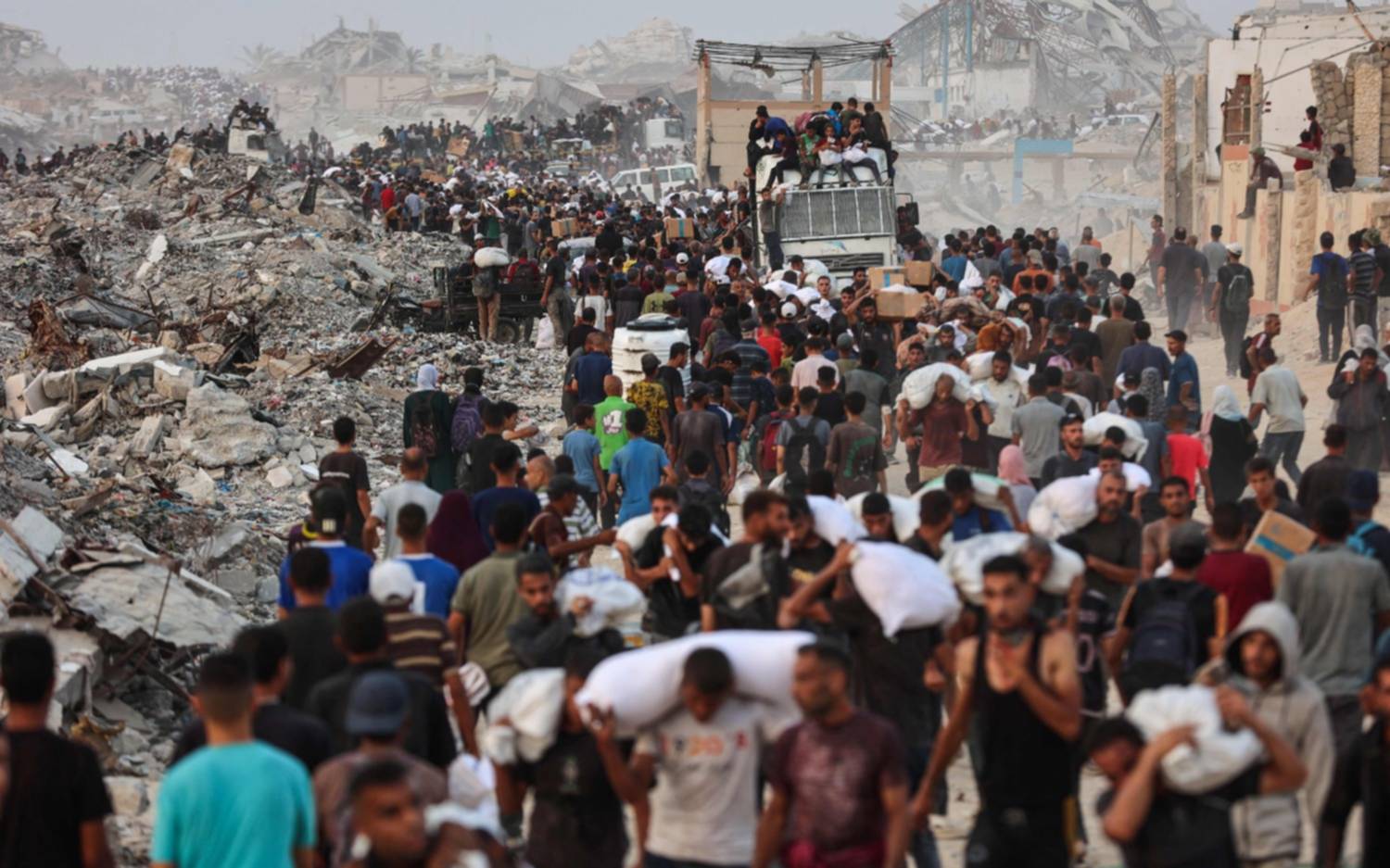La “peor situación de hambruna” ocurre en Gaza