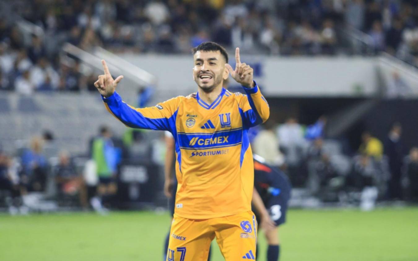 Angel Correa volvió a facturar por duplicado para el Tigres mexicano