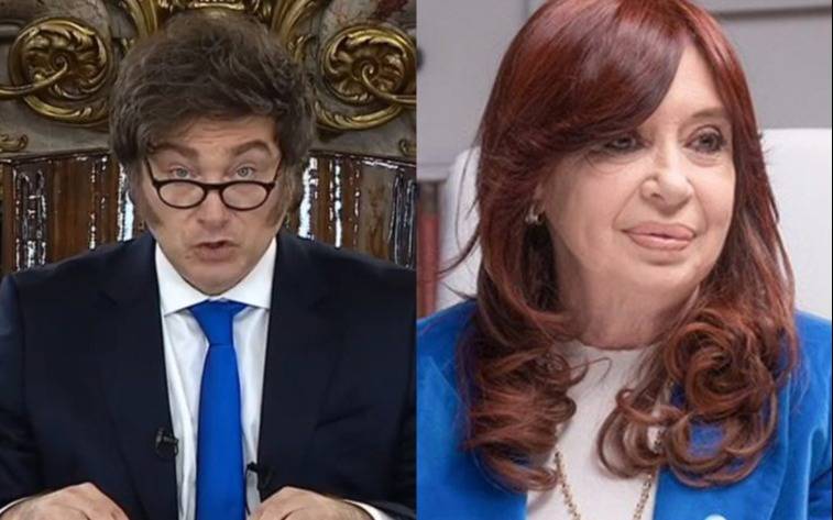 “Con chaleco de fuerza”: Cristina le respondió a Milei