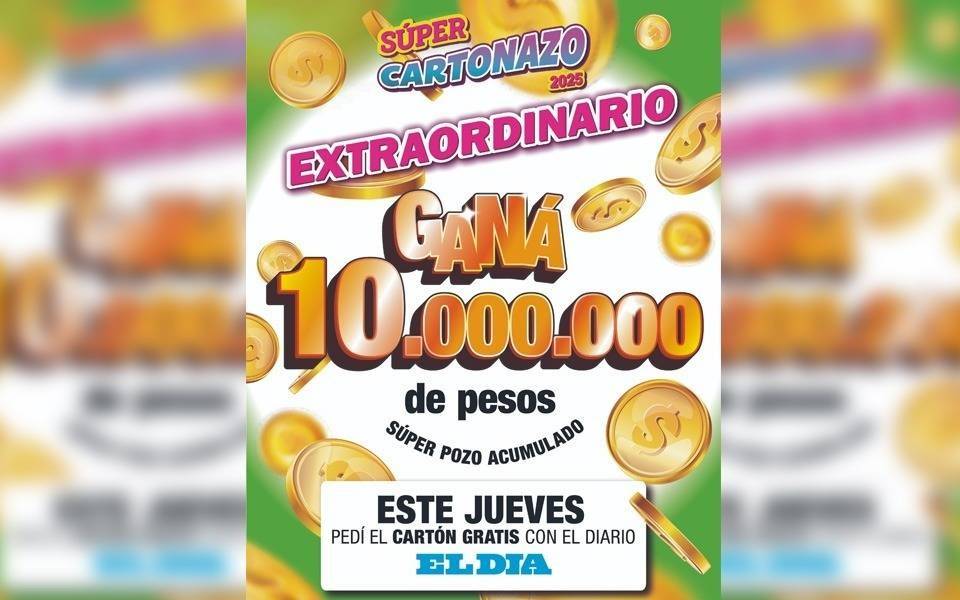$10.000.000: el “Mega” pozo del Súper Cartonazo despierta una enorme expectativa
