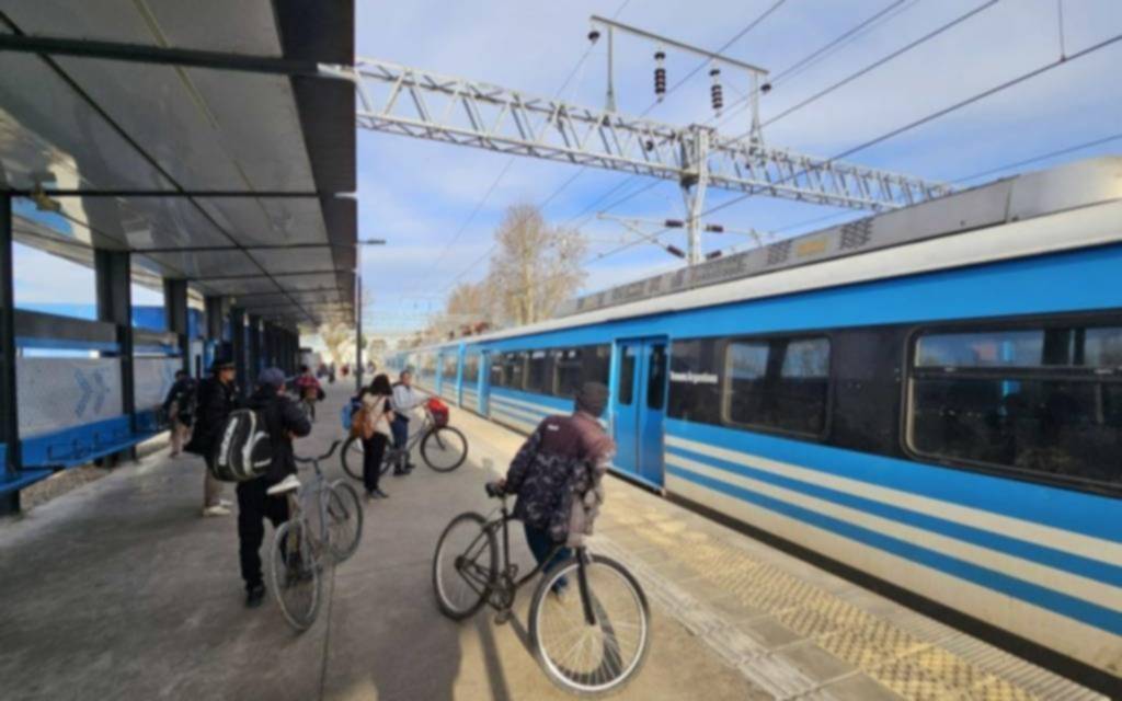 Mañana y el sábado, trenes sólo hasta Villa Elisa