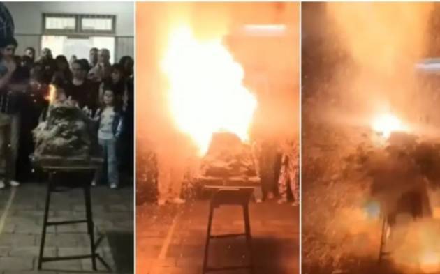 Planteo de profesionales químicos tras la explosión en una escuela