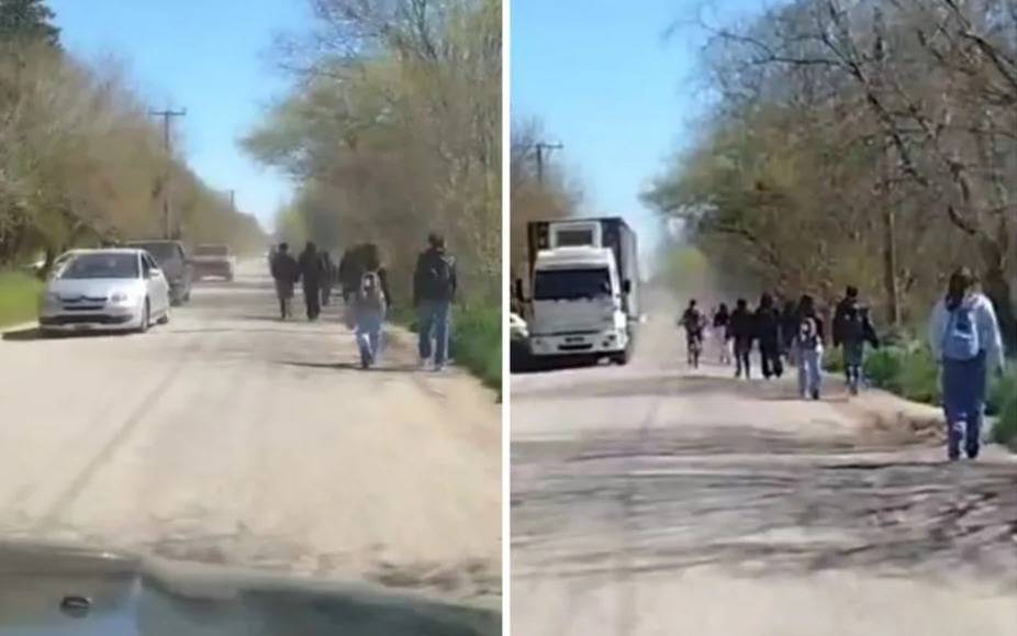 Los riesgos viales que corren los escolares de Romero y otros barrios