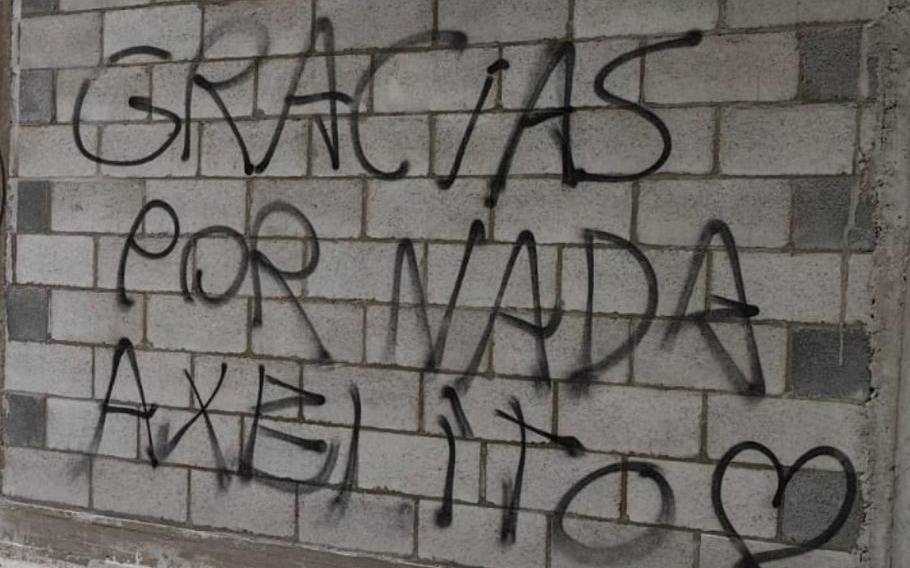La interna llegó a las paredes