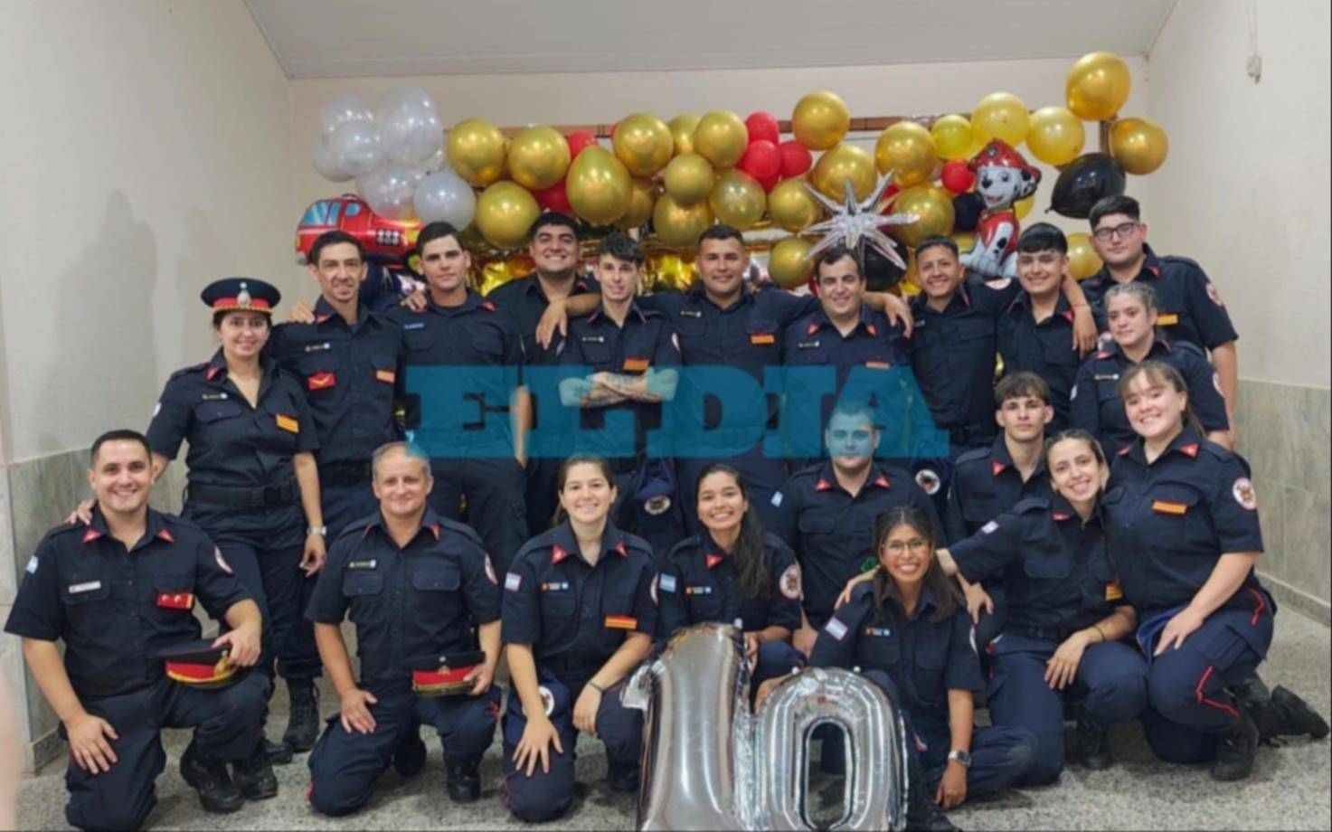 El Cuartel de Bomberos Voluntarios El Peligro celebró su 10° aniversario