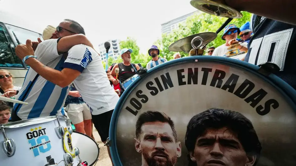 Mundial 2026: el banderazo argentino en Dallas