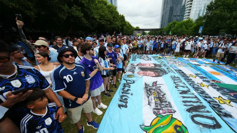 Mundial 2026: el banderazo argentino en Dallas