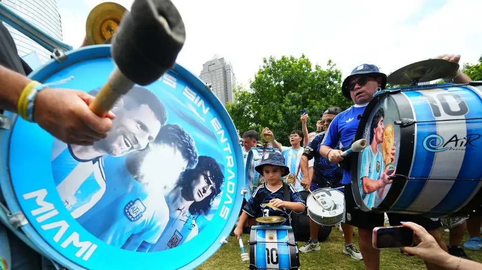 Mundial 2026: el banderazo argentino en Dallas