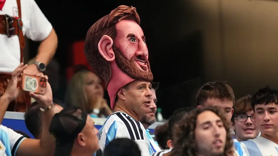 El color de Argentina vs Austria