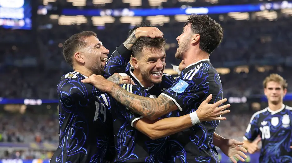 Argentina y el triunfo ante Jordania en imágenes