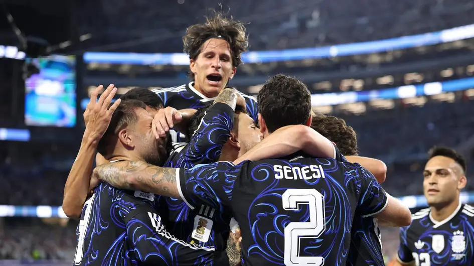 Argentina y el triunfo ante Jordania en imágenes