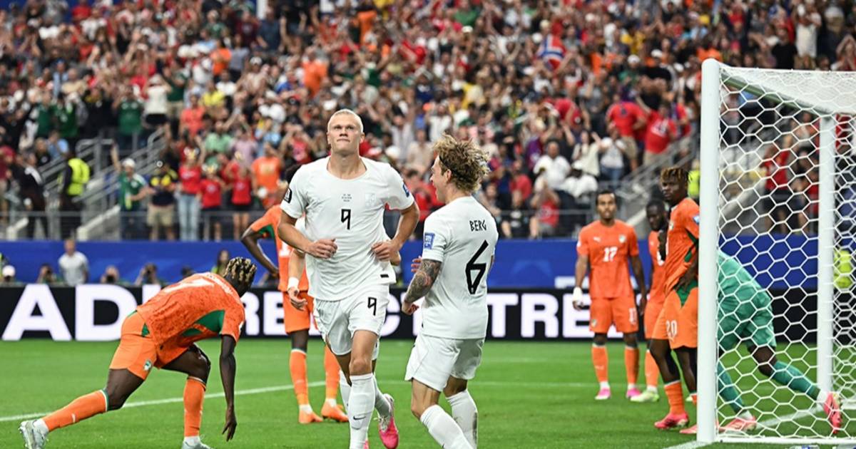 Gracias a Haaland Noruega ganó sobre el final y jugará con Brasil | El Dia