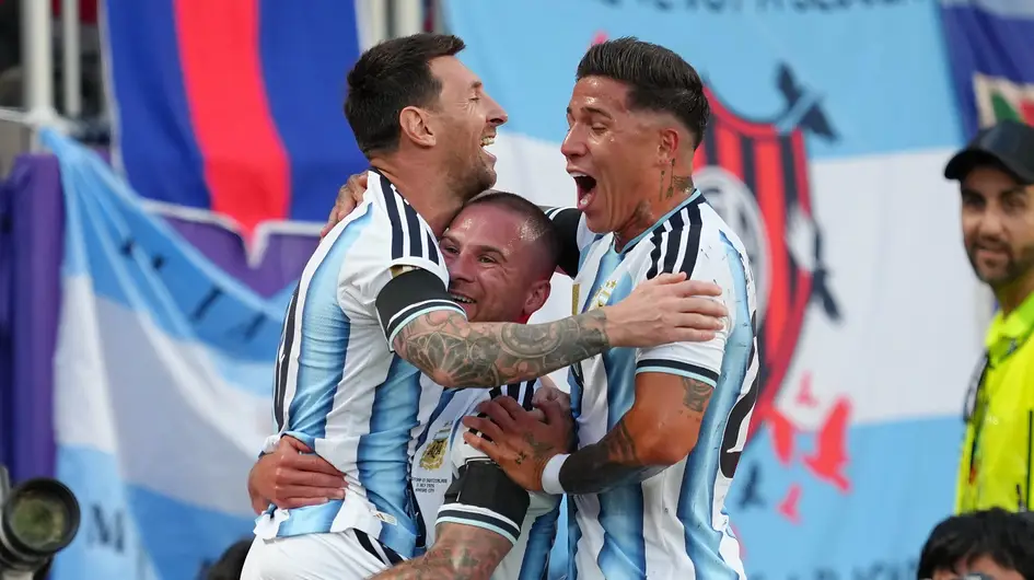 Las mejores fotos del agónico triunfo de Argentina ante Suiza